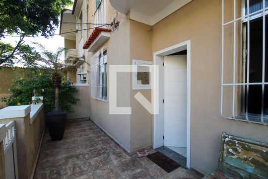 Varanda da Sala de casa de condomínio à venda com 3 quartos, 140m² em Riachuelo, Rio de Janeiro
