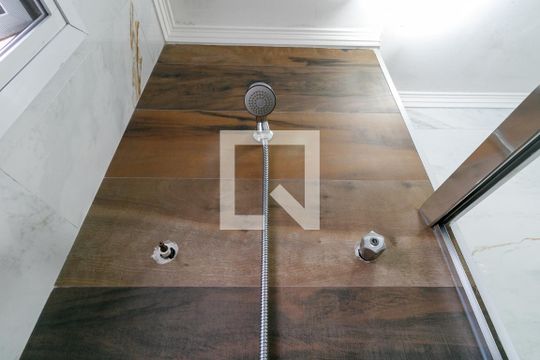Banheiro de apartamento para alugar com 2 quartos, 50m² em Jardim São Francisco (zona Leste), São Paulo