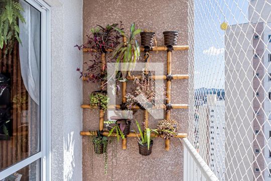 Varanda da Sala de apartamento para alugar com 2 quartos, 50m² em Vila Pirituba, São Paulo
