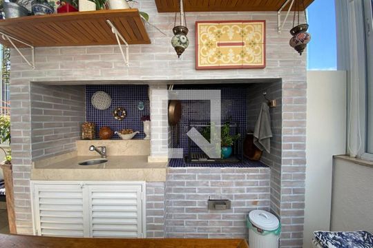 Área comum - Churrasqueira de apartamento à venda com 2 quartos, 189m² em Vila Andrade, São Paulo