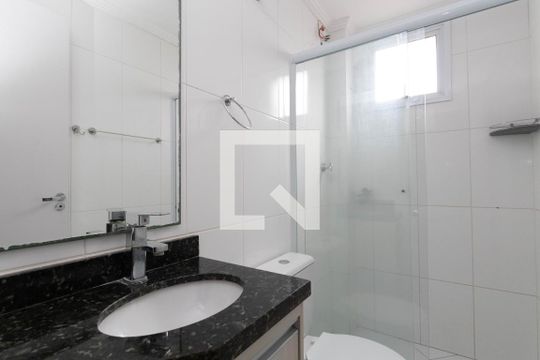 Banheiro da Suíte de apartamento à venda com 2 quartos, 64m² em Olímpico, São Caetano do Sul