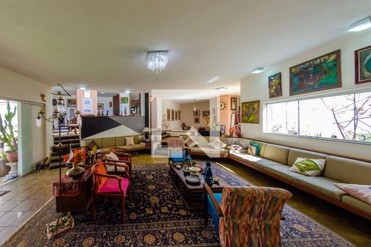 Sala de casa de condomínio à venda com 5 quartos, 1400m² em Residencial Parque Rio das Pedras, Campinas