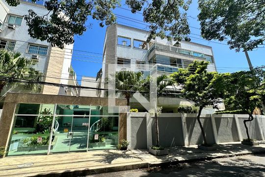 Fachada de apartamento à venda com 3 quartos, 158m² em Recreio dos Bandeirantes, Rio de Janeiro
