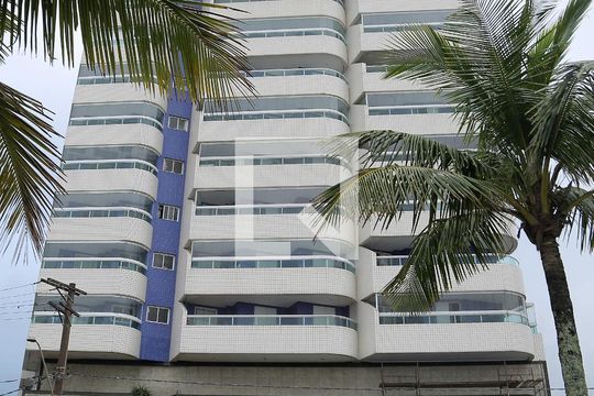 Fachada de apartamento para alugar com 2 quartos, 78m² em Vila Caiçara, Praia Grande