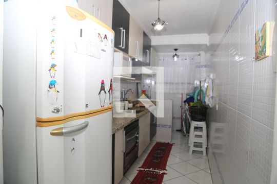 Cozinha de apartamento para alugar com 2 quartos, 78m² em Vila Caiçara, Praia Grande