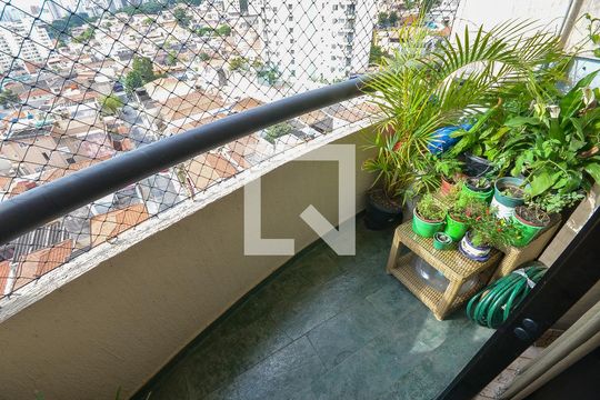 Varanda de apartamento para alugar com 2 quartos, 51m² em Vila Santo Estéfano, São Paulo