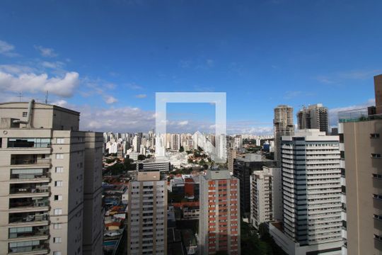Vista da Varanda de apartamento à venda com 1 quarto, 50m² em Vila Gertrudes, São Paulo