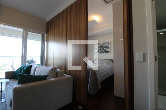 Sala/Quarto de apartamento à venda com 1 quarto, 50m² em Vila Gertrudes, São Paulo