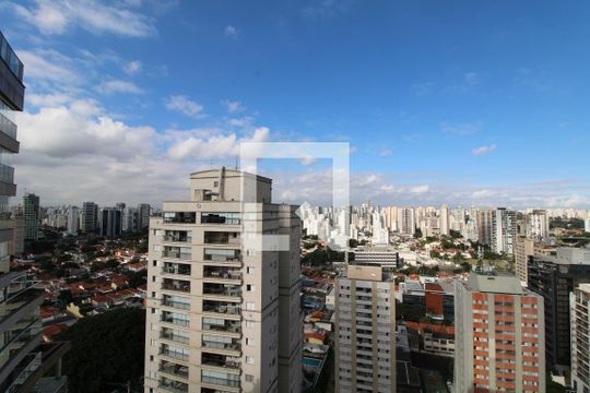 Vista da Varanda de apartamento à venda com 1 quarto, 50m² em Vila Gertrudes, São Paulo