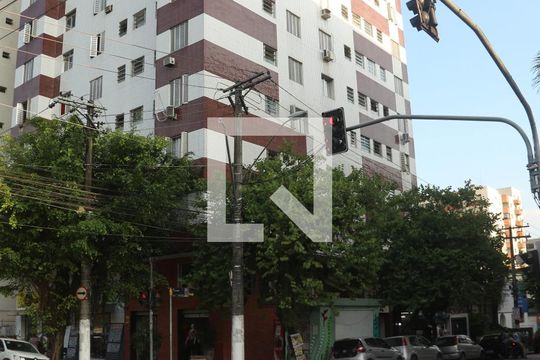 Fachada do Prédio de apartamento para alugar com 1 quarto, 48m² em Centro, São Vicente