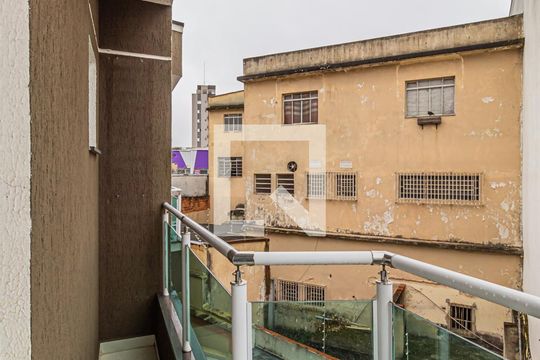 Varanda da Suite de apartamento à venda com 2 quartos, 59m² em Santa Teresinha, Santo André