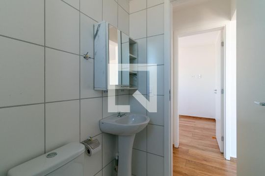 Banheiro de apartamento à venda com 2 quartos, 46m² em Jardim Brasília (zona Leste), São Paulo