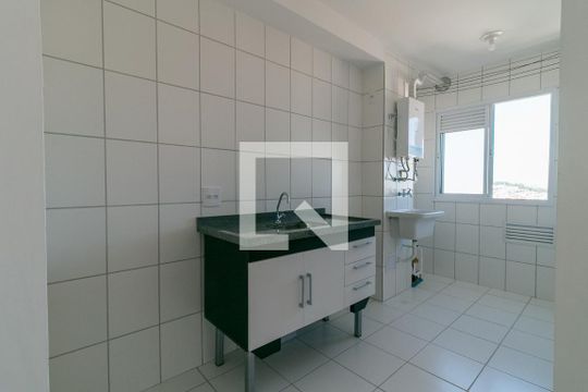 Cozinha de apartamento à venda com 2 quartos, 46m² em Jardim Brasília (zona Leste), São Paulo