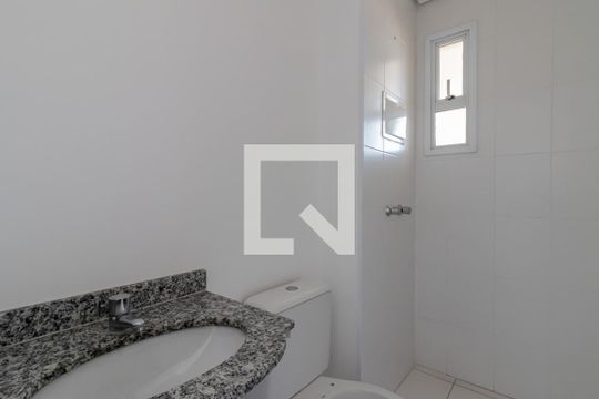 Banheiro da Suíte de apartamento à venda com 2 quartos, 65m² em Vila Caraguatá, São Paulo