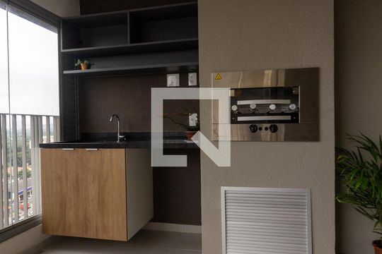 Varanda gourmet de apartamento à venda com 1 quarto, 63m² em Butantã, São Paulo