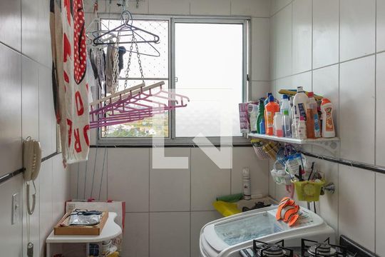 Área de Serviço de apartamento à venda com 2 quartos, 46m² em Loteamento Parque São Martinho, Campinas