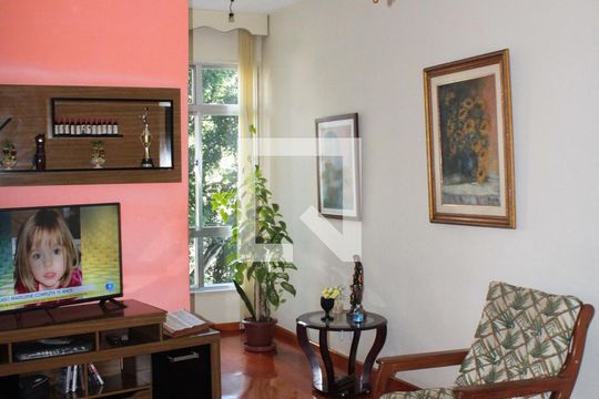 Sala de apartamento para alugar com 3 quartos, 81m² em Rocha, Rio de Janeiro