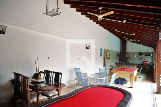 Área comum - Churrasqueira de casa para alugar com 5 quartos, 506m² em Maracanã, Praia Grande