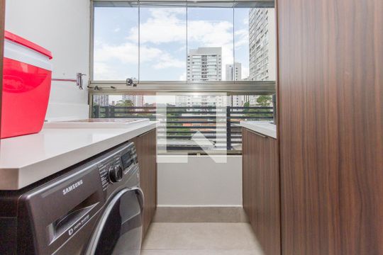 Área de Serviço de apartamento à venda com 1 quarto, 70m² em Campo Belo, São Paulo