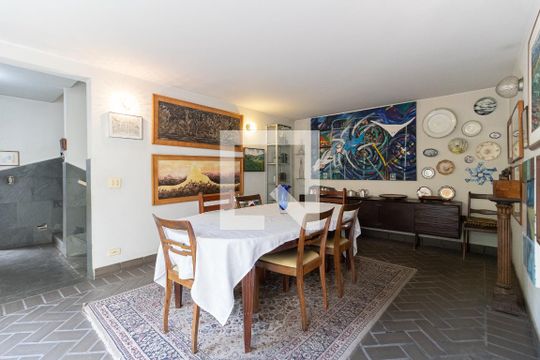 Sala de Jantar de casa à venda com 3 quartos, 430m² em Vila Brasilio Machado, São Paulo