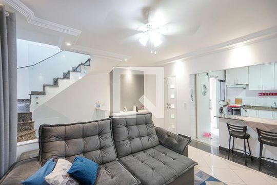 Sala de casa de condomínio à venda com 3 quartos, 150m² em Vila Invernada, São Paulo