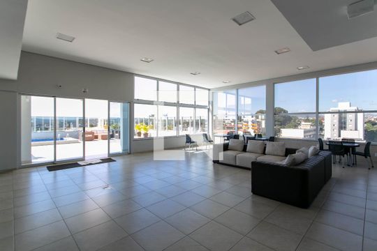 Área comum - Salão de festas de kitnet/studio à venda com 1 quarto, 32m² em Indaiá, Belo Horizonte