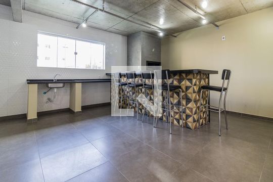 Área comum - Churrasqueira de apartamento à venda com 1 quarto, 42m² em Cristal, Porto Alegre