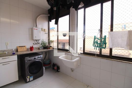Área de Serviço de apartamento à venda com 3 quartos, 270m² em Recreio dos Bandeirantes, Rio de Janeiro