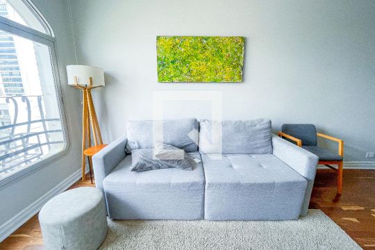 Sala de apartamento para alugar com 3 quartos, 100m² em Jardim Paulista, São Paulo
