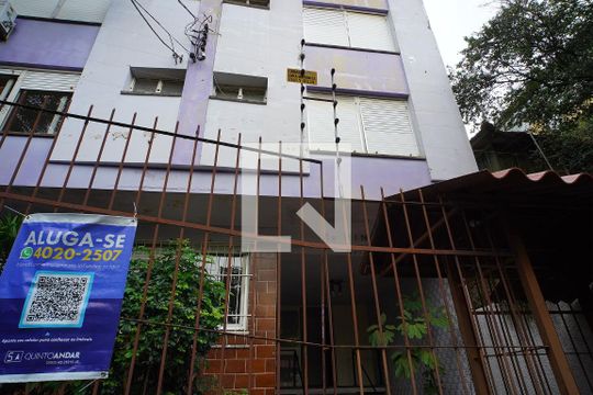 Fachada do Condomínio de kitnet/studio para alugar com 1 quarto, 41m² em Petrópolis, Porto Alegre