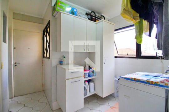 Área de Serviço de apartamento à venda com 3 quartos, 140m² em Campestre, Santo André