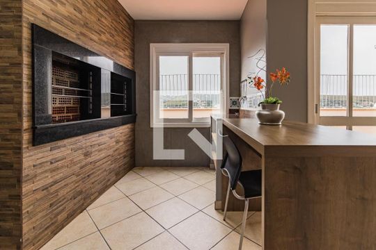Área comum de kitnet/studio para alugar com 1 quarto, 40m² em Medianeira, Porto Alegre