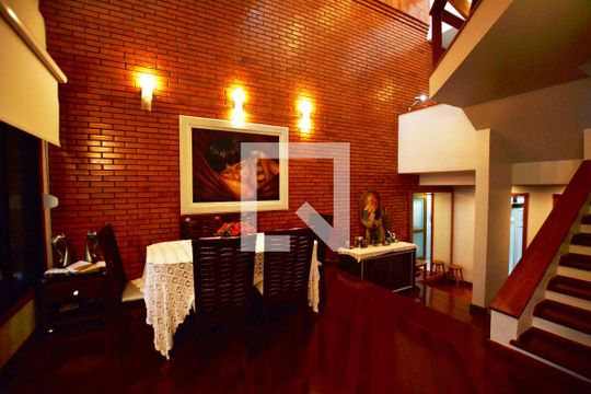 Sala de Jantar de casa de condomínio à venda com 3 quartos, 363m² em Cristal, Porto Alegre