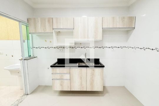 Cozinha de apartamento à venda com 2 quartos, 60m² em Utinga, Santo André