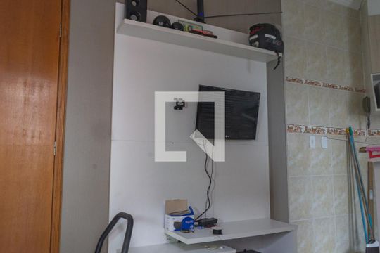 Sala de apartamento para alugar com 1 quarto, 59m² em Boqueirão, Praia Grande