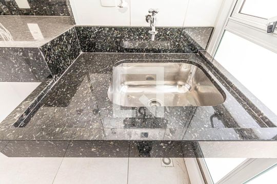 Área de Serviço de apartamento à venda com 3 quartos, 92m² em Fundação, São Caetano do Sul