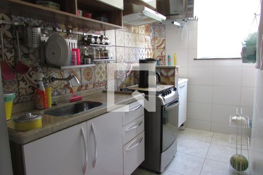 Cozinha de apartamento para alugar com 2 quartos, 50m² em Campo Grande, Rio de Janeiro