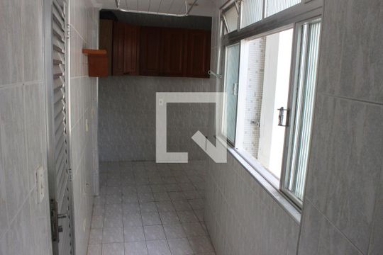 Área de Serviço de apartamento para alugar com 3 quartos, 129m² em Itararé, São Vicente