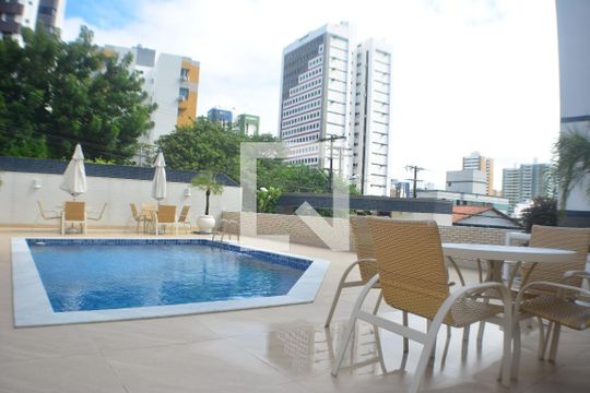 Área comum - Piscina de apartamento para alugar com 3 quartos, 100m² em Caminho das Árvores, Salvador