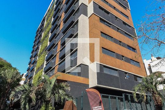 Fachada de apartamento à venda com 1 quarto, 26m² em Petrópolis, Porto Alegre
