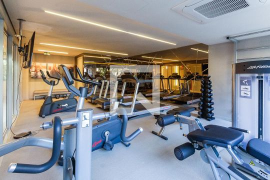 Sala de ginástica de apartamento à venda com 1 quarto, 26m² em Petrópolis, Porto Alegre