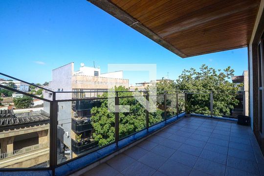 Varanda da Sala de apartamento à venda com 4 quartos, 180m² em Jardim Guanabara, Rio de Janeiro