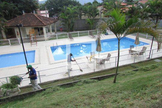 Área comum - Piscina de apartamento para alugar com 3 quartos, 56m² em Campo Grande, Rio de Janeiro
