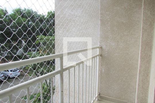 Varanda da Sala de apartamento para alugar com 3 quartos, 56m² em Campo Grande, Rio de Janeiro