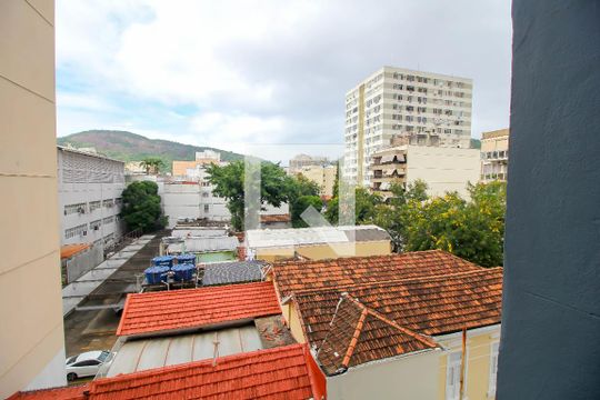 Vista da Sala de apartamento à venda com 1 quarto, 60m² em Botafogo, Rio de Janeiro