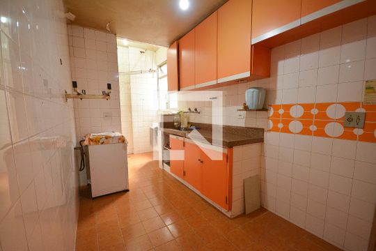 Cozinha de apartamento à venda com 3 quartos, 80m² em Flamengo, Rio de Janeiro
