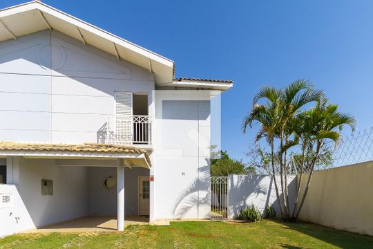 Fachada de casa de condomínio à venda com 4 quartos, 150m² em Medeiros, Jundiaí