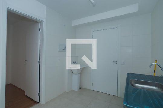 Cozinha e Área de Serviço de apartamento à venda com 1 quarto, 30m² em Água Branca, São Paulo