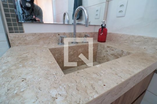 Banheiro da Suíte - pia de apartamento à venda com 3 quartos, 114m² em Vila Zilda, São Paulo