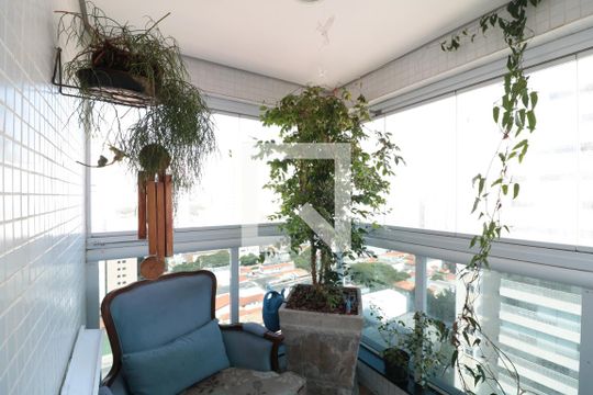Sacada da Suíte de apartamento à venda com 3 quartos, 114m² em Vila Zilda, São Paulo